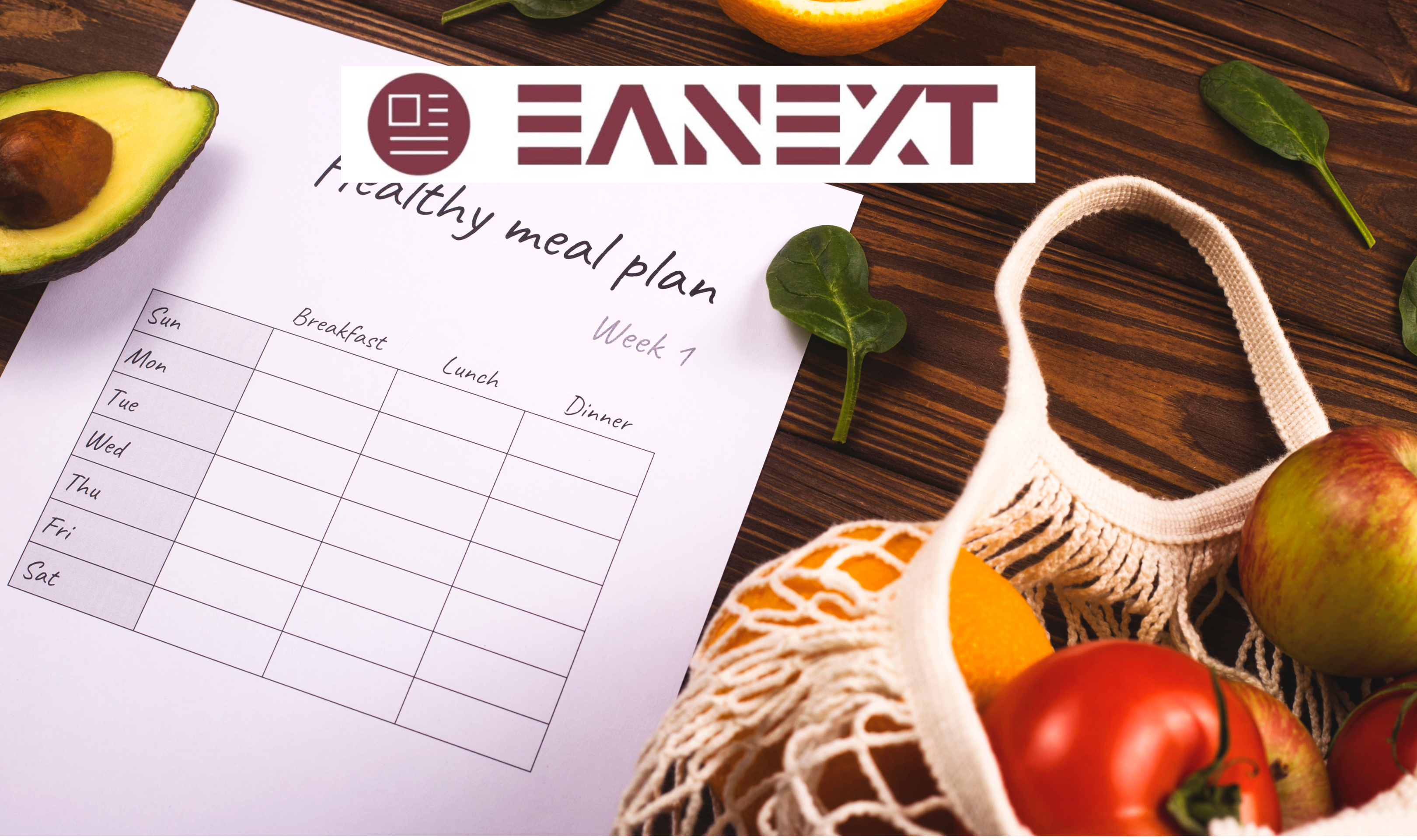 meal planning, weekly nutrition plan